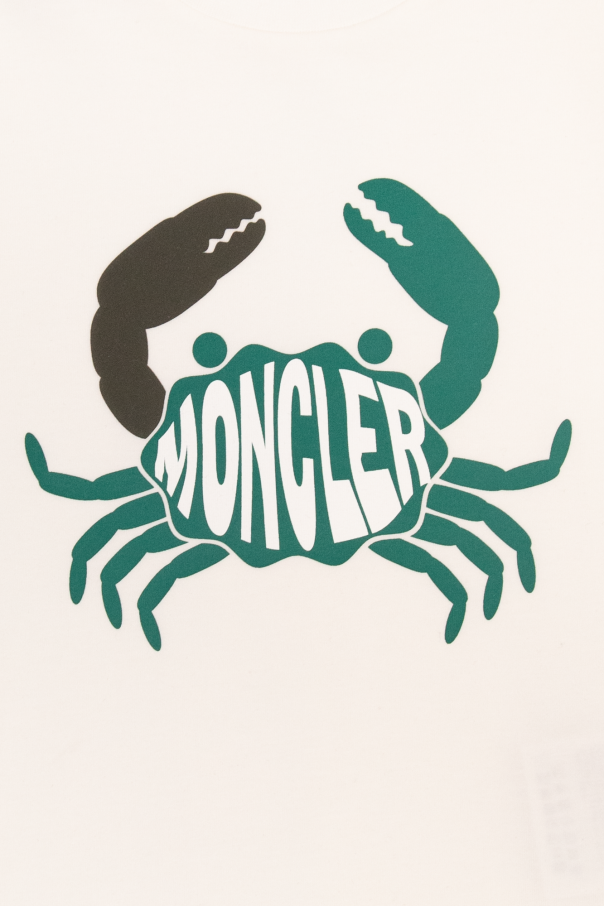 Moncler Enfant T-shirt z motywem kraba