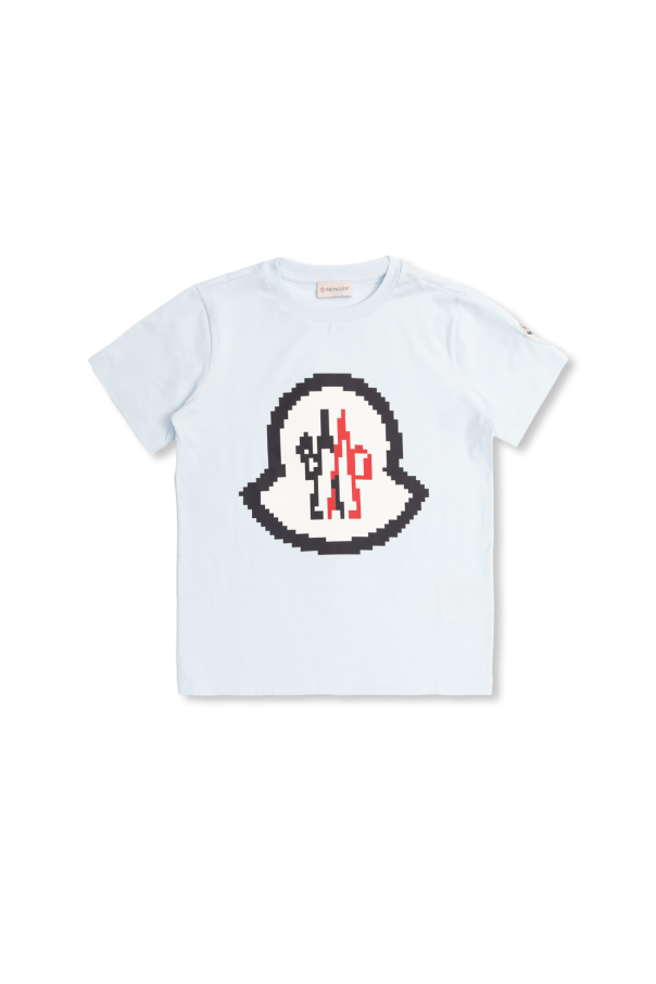 Moncler Enfant Billabong Nosara Minzgrünes T-Shirt