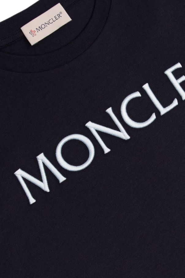 Moncler Enfant T-shirt z naszywką z logo