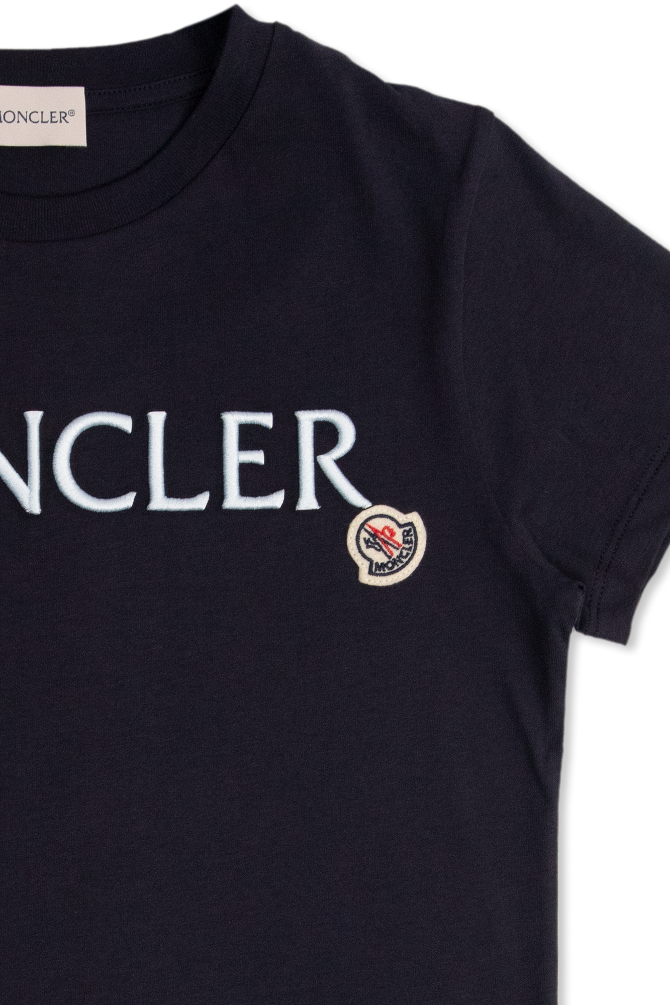 Moncler Enfant T-shirt with logo patch