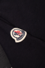 Moncler Enfant NAVY BLUE T-shirt with printed logo