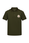 BOSS chest logo-patch polo shirt