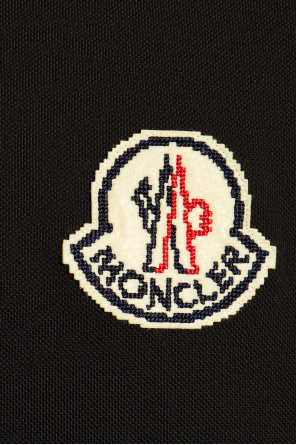 Moncler Polo z naszywką z logo
