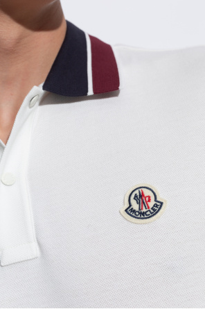 Moncler Bawełniane polo z logo