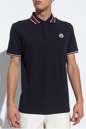 Moncler Bawełniane polo z logo