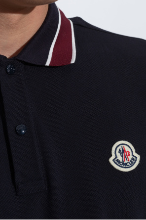 Moncler Cotton polo with logo