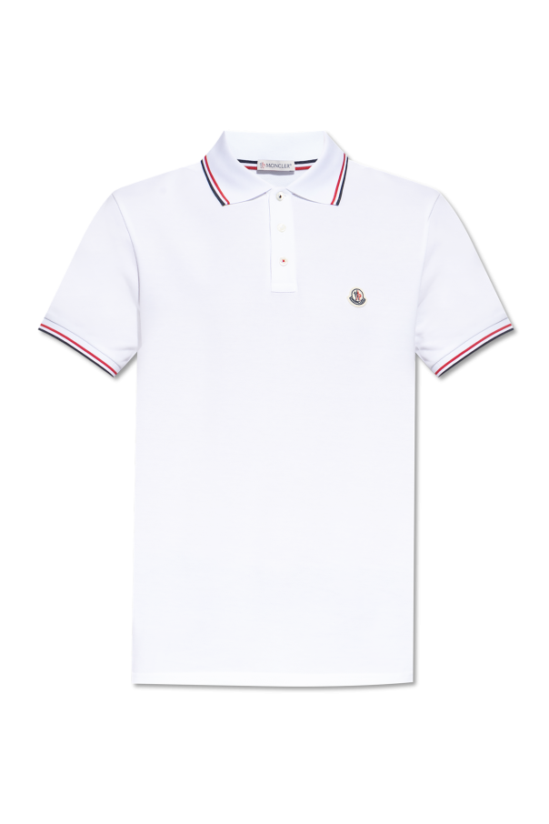 Moncler polo wool with Logo