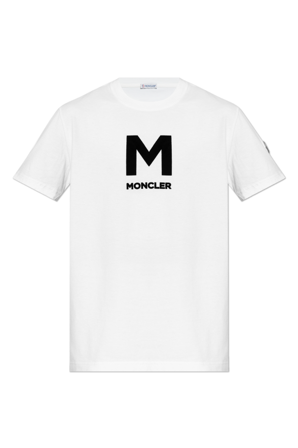 Moncler T-shirt with velvet logo