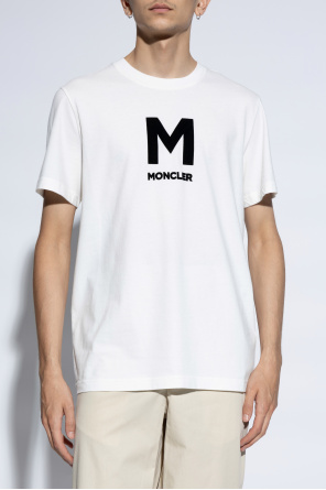 Moncler T-shirt with velvet logo