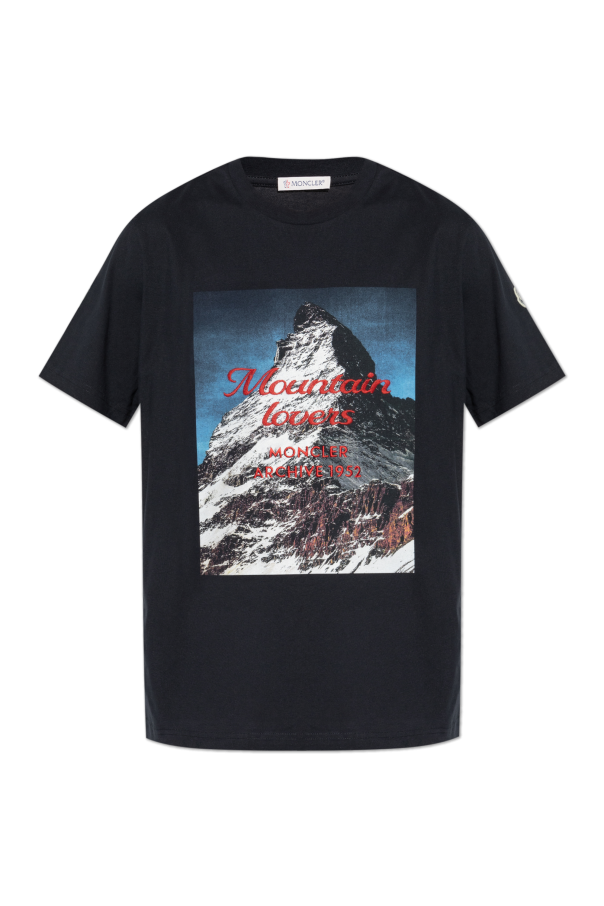 Moncler T-shirt z nadrukiem