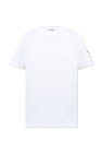 Moncler T-shirt with a pocket on the sleeve