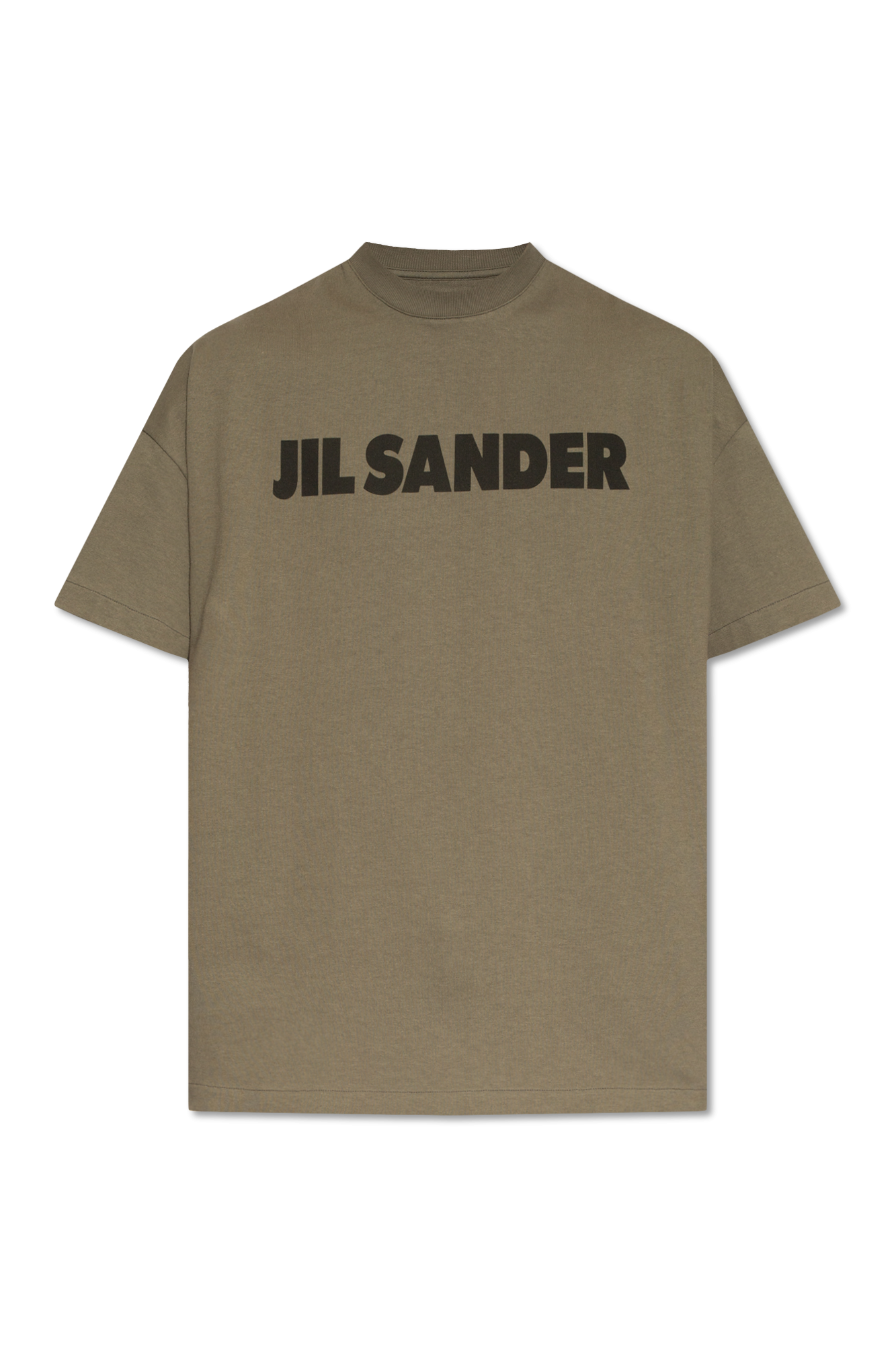 Jil Sander roll-neck loose-fit jumper - shirt with logo JIL SANDER