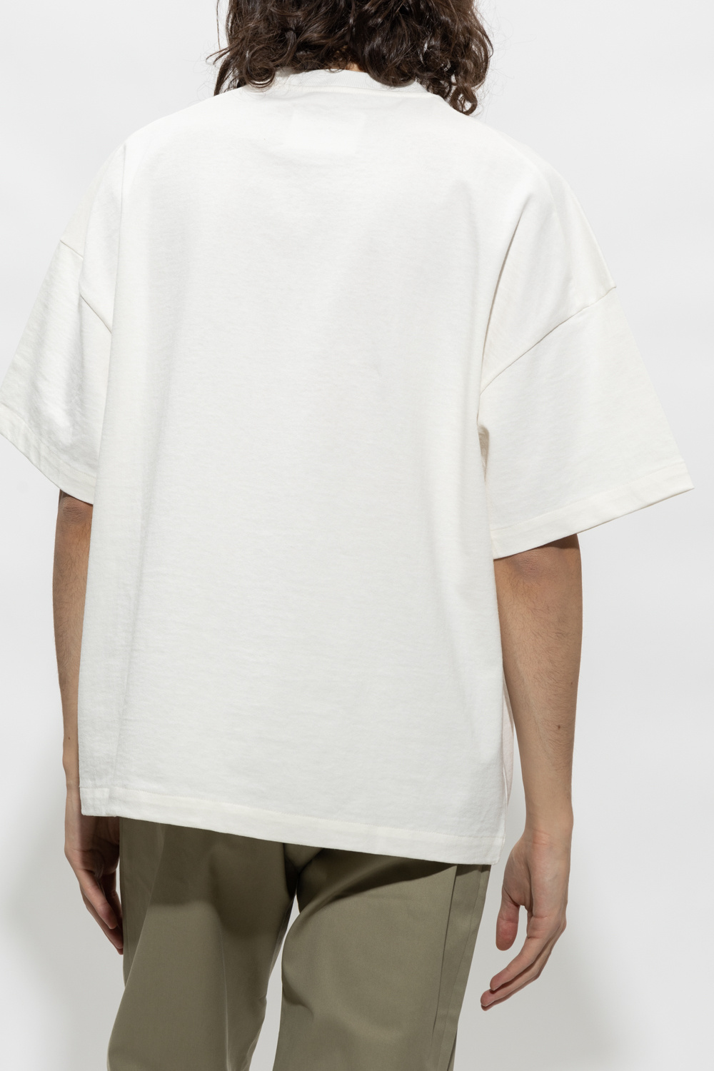 JIL SANDER Jil Sander embroidered graphic text T-shirt