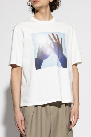 JIL SANDER T-shirt com estampado
