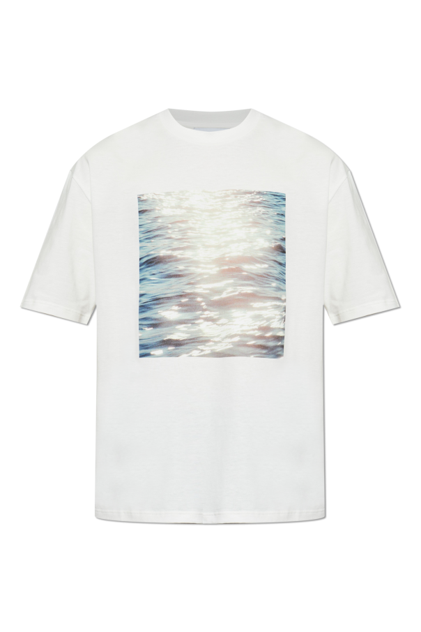 JIL SANDER T-shirt z nadrukiem