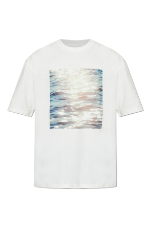 T-shirt z nadrukiem od JIL SANDER