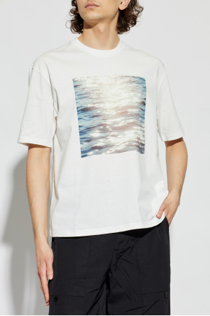 JIL SANDER T-shirt z nadrukiem