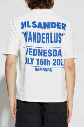 JIL SANDER T-shirt z nadrukiem