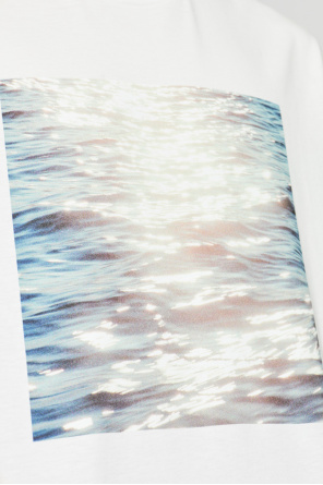 JIL SANDER T-shirt z nadrukiem