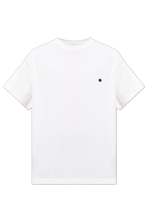 Cotton T-shirt with a Crew Neckline