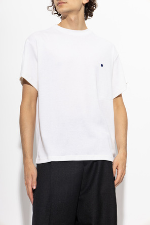 JIL SANDER Cotton-Cashmere Crew Neck T-Shirt by Jil Sander