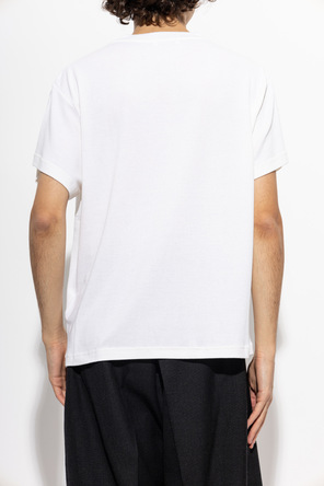 JIL SANDER Cotton-Cashmere Crew Neck T-Shirt by Jil Sander