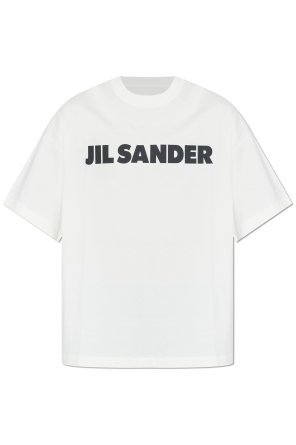 T-shirt with printed logo od JIL SANDER