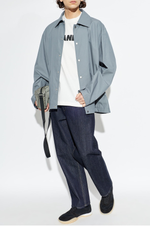 T-shirt with printed logo od JIL SANDER