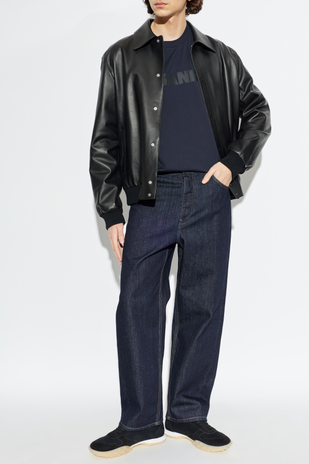 JIL SANDER Camiseta con logo estampado