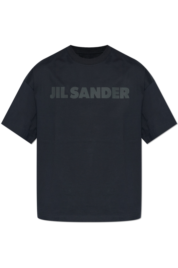 T-shirt with printed logo od JIL SANDER