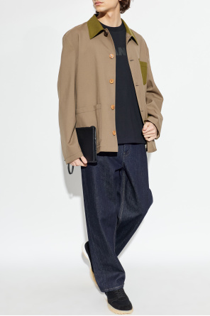 T-shirt with printed logo od JIL SANDER