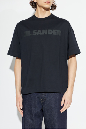 JIL SANDER T-shirt z nadrukowanym logo