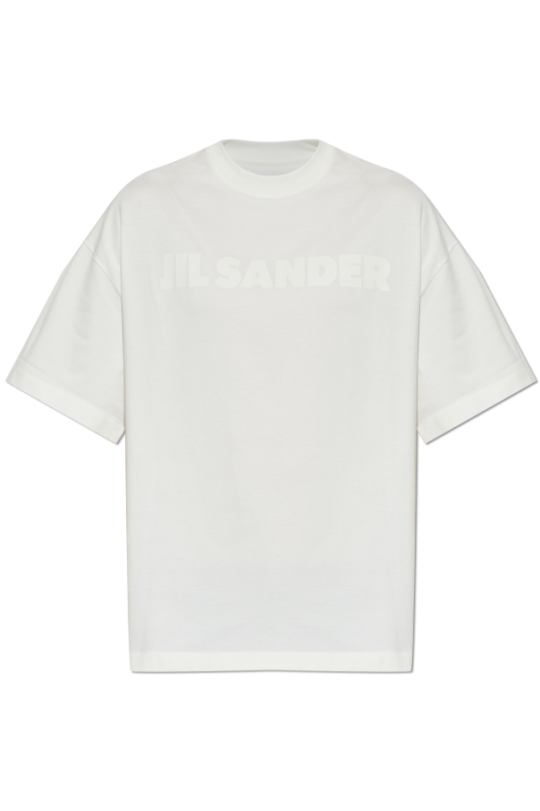 T-shirt with printed logo od JIL SANDER