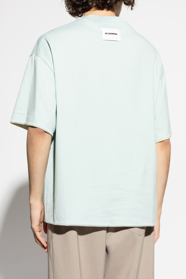 JIL SANDER Camiseta de doble capa
