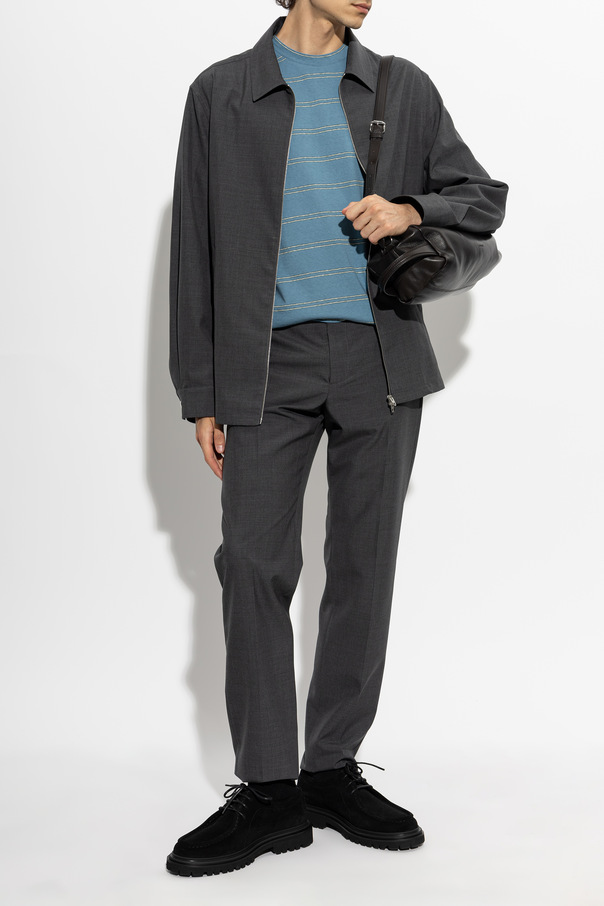 JIL SANDER T-Shirt mit Rippenmuster
