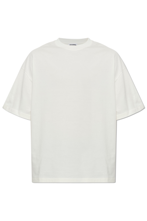 T-shirt with printed logo od JIL SANDER