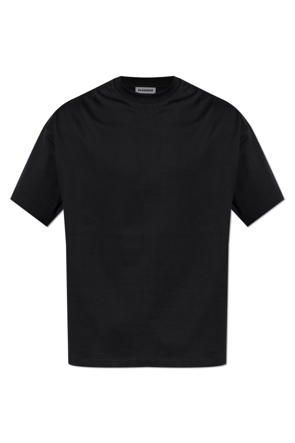 T-shirt with printed logo od JIL SANDER