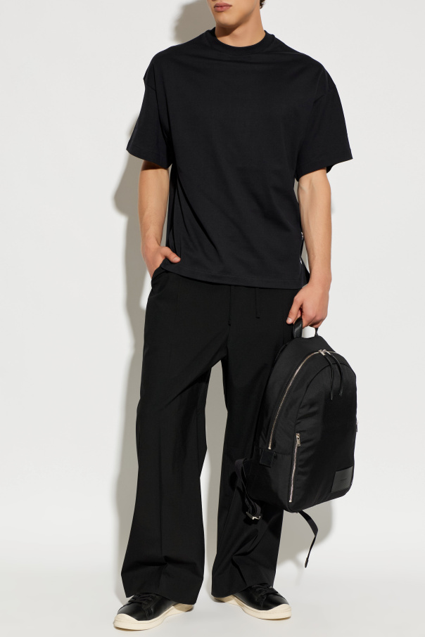 JIL SANDER T-shirt z nadrukowanym logo