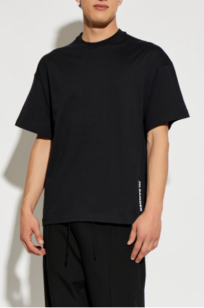 JIL SANDER T-shirt z nadrukowanym logo
