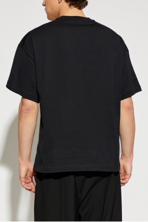JIL SANDER T-shirt z nadrukowanym logo