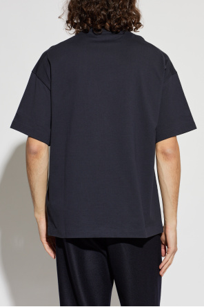 JIL SANDER T-shirt z nadrukowanym logo