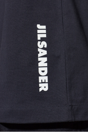 JIL SANDER T-shirt z nadrukowanym logo