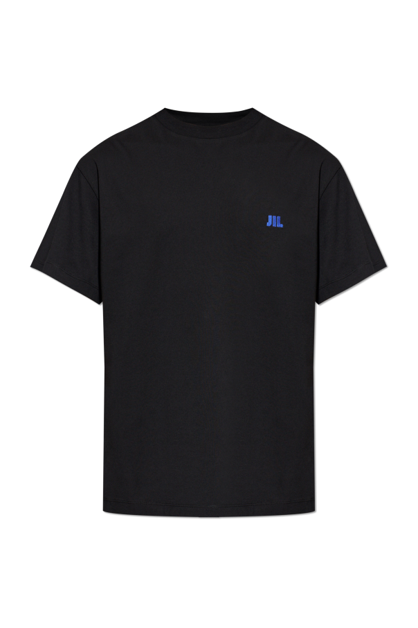 T-shirt with embroidered logo od JIL SANDER