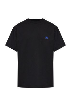 Camiseta con logo bordado