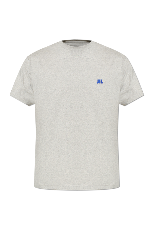 T-shirt with embroidered logo od JIL SANDER