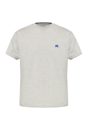Camiseta con logo bordado