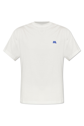 Camiseta con logo bordado