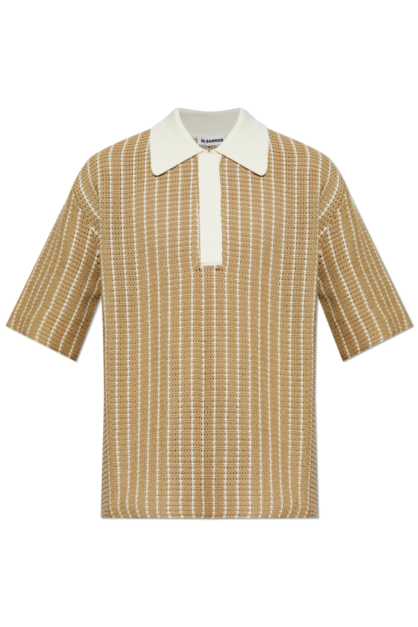 JIL SANDER Bawełniane polo