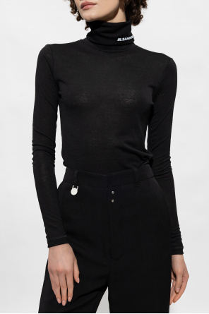 JIL SANDER+ Turtleneck sweater with logo