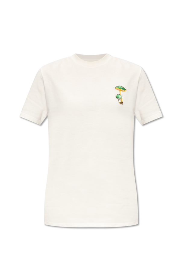 JIL SANDER+ T-shirt z naszywką
